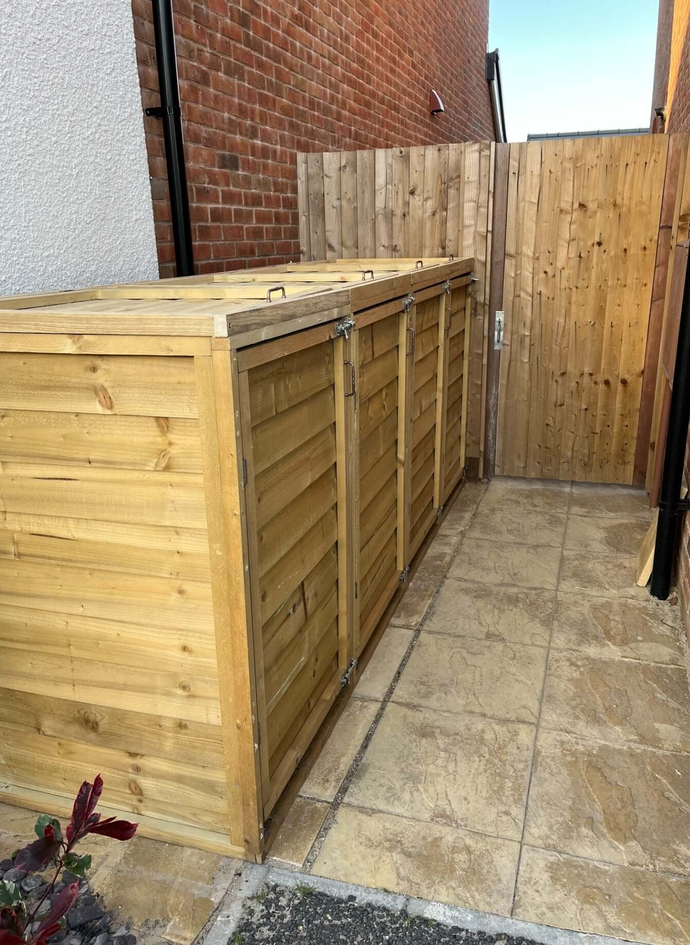 360l bin and below EXTRA DEEP Wheelie Bin Storage