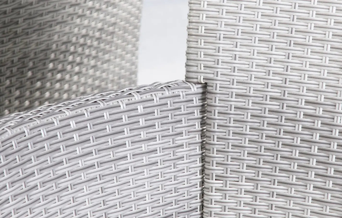 Bridgetown 4 Seater Round Rattan and Polywood Grey Garden Dining Set 120cm