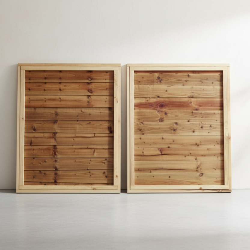 Glamorous layflat shelving panels