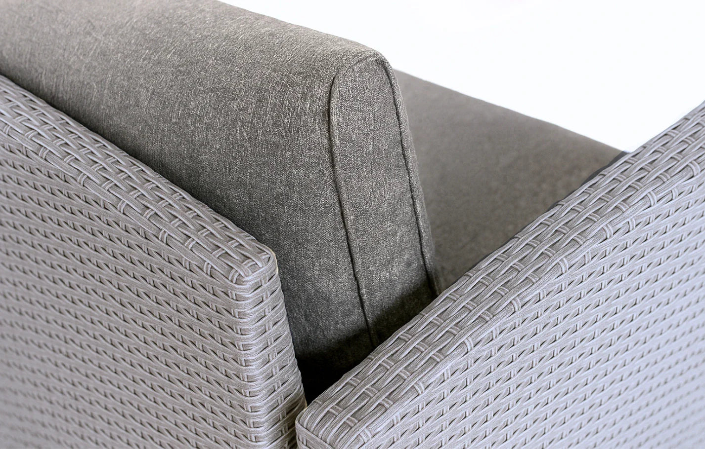 Stockholm 6 Seater Grey Rattan Corner Garden Dining and Lounge Set